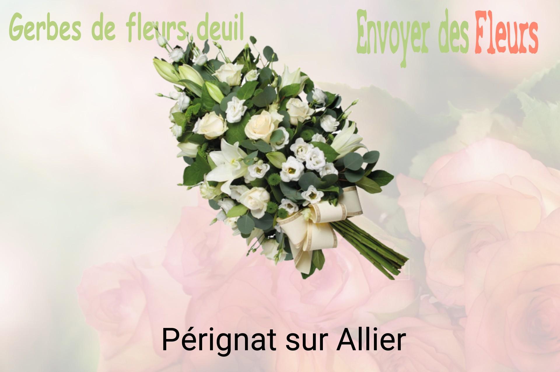 Gerbe de fleurs de deuil livrée à Pérignat-sur-Allier